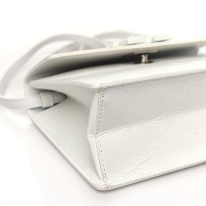 Off-White Aged Calfskin Jitney 1.4 Shoulder Bag Silver 7 of 13