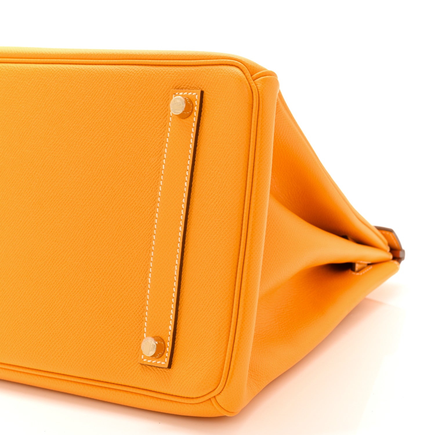 Hermes Epsom Candy Birkin 35 Jaune D'Or Feu 10 of 11