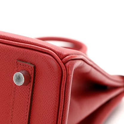 Hermes Epsom Birkin 25 Rouge Garance 14 of 17