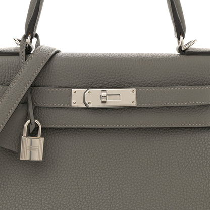 Hermes Togo Kelly Retourne 28 Gris Meyer 8 of 11