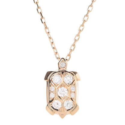 Cartier 18K Pink Gold Diamond Torute Pendant Necklace 6 of 7