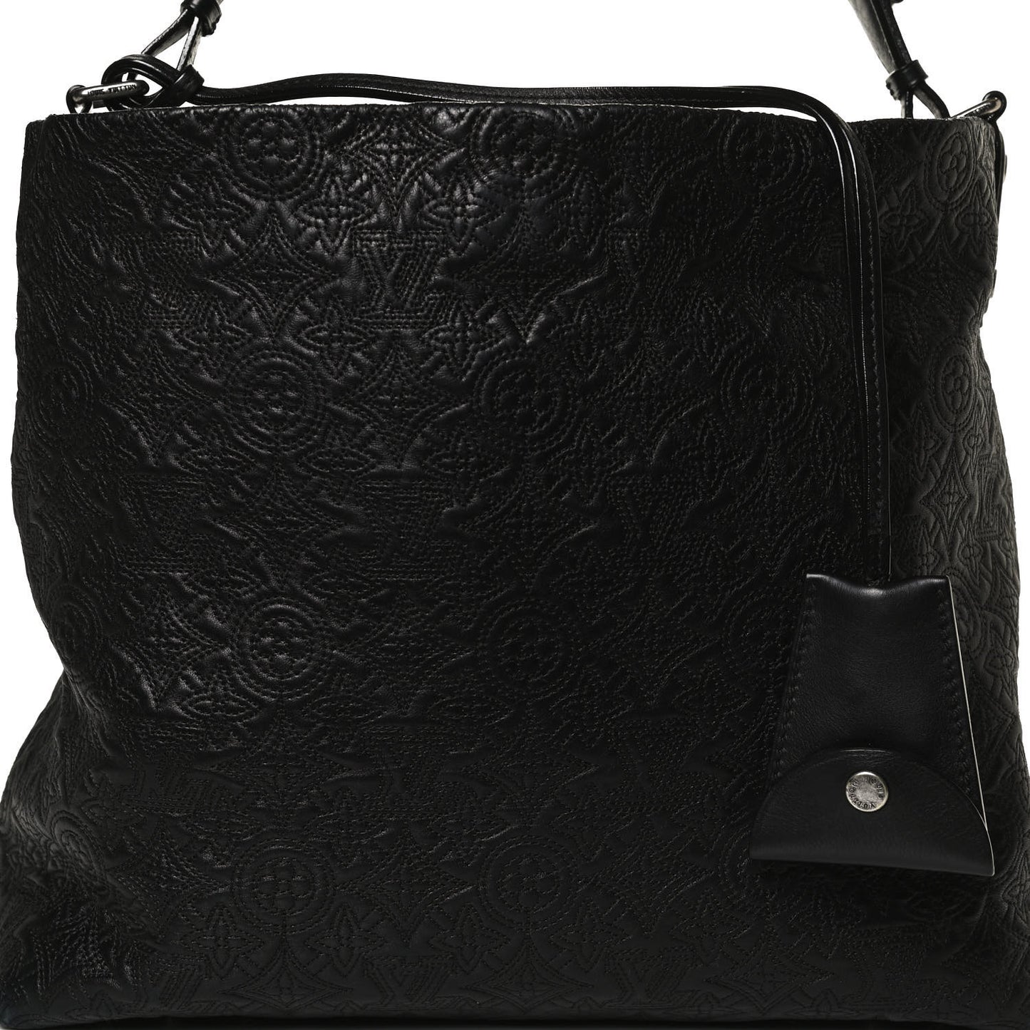 Monogram Lambskin Antheia Hobo PM Black