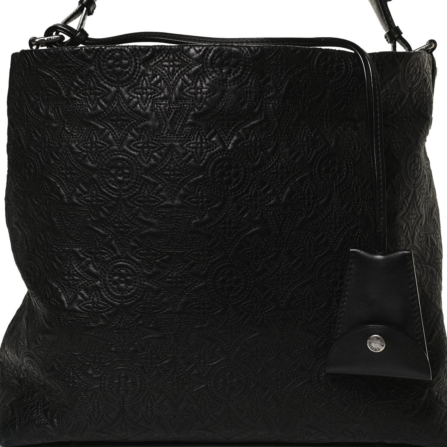 Louis Vuitton Monogram Lambskin Antheia Hobo PM Black 8 of 11