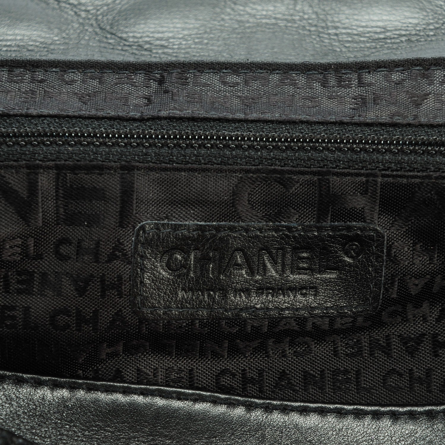 Chanel Lambskin Quilted Accordion Mademoiselle Flap Black 6 of 7