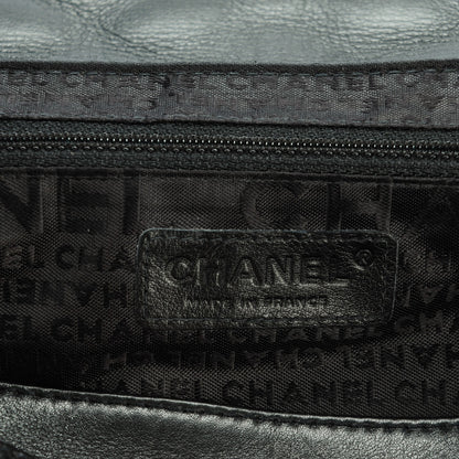 Chanel Lambskin Quilted Accordion Mademoiselle Flap Black 6 of 7