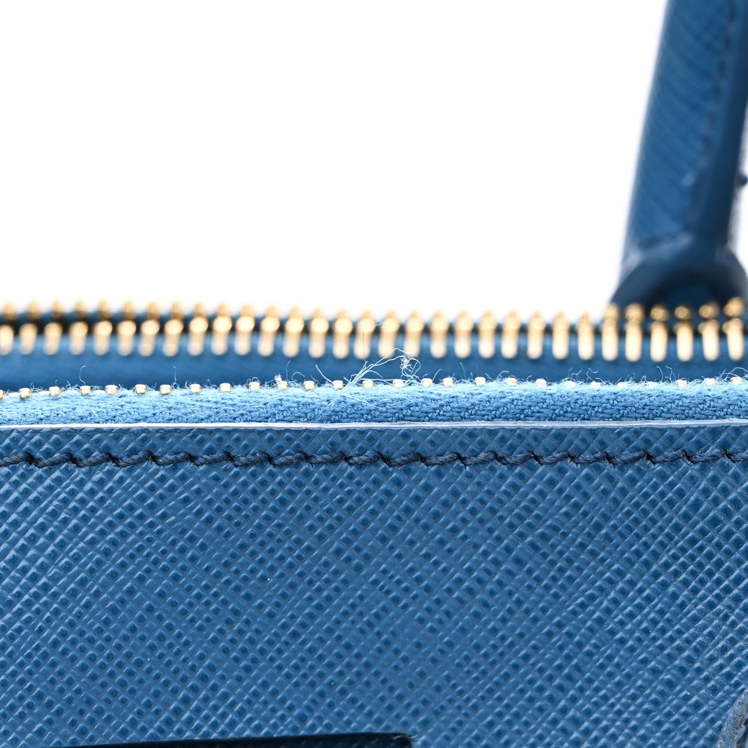 Prada Saffiano Lux Large Galleria Double Zip Tote Cobalto 15 of 17