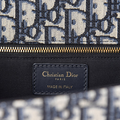 Christian Dior Oblique 30 Montaigne Chain Flap Bag Blue 10 of 12