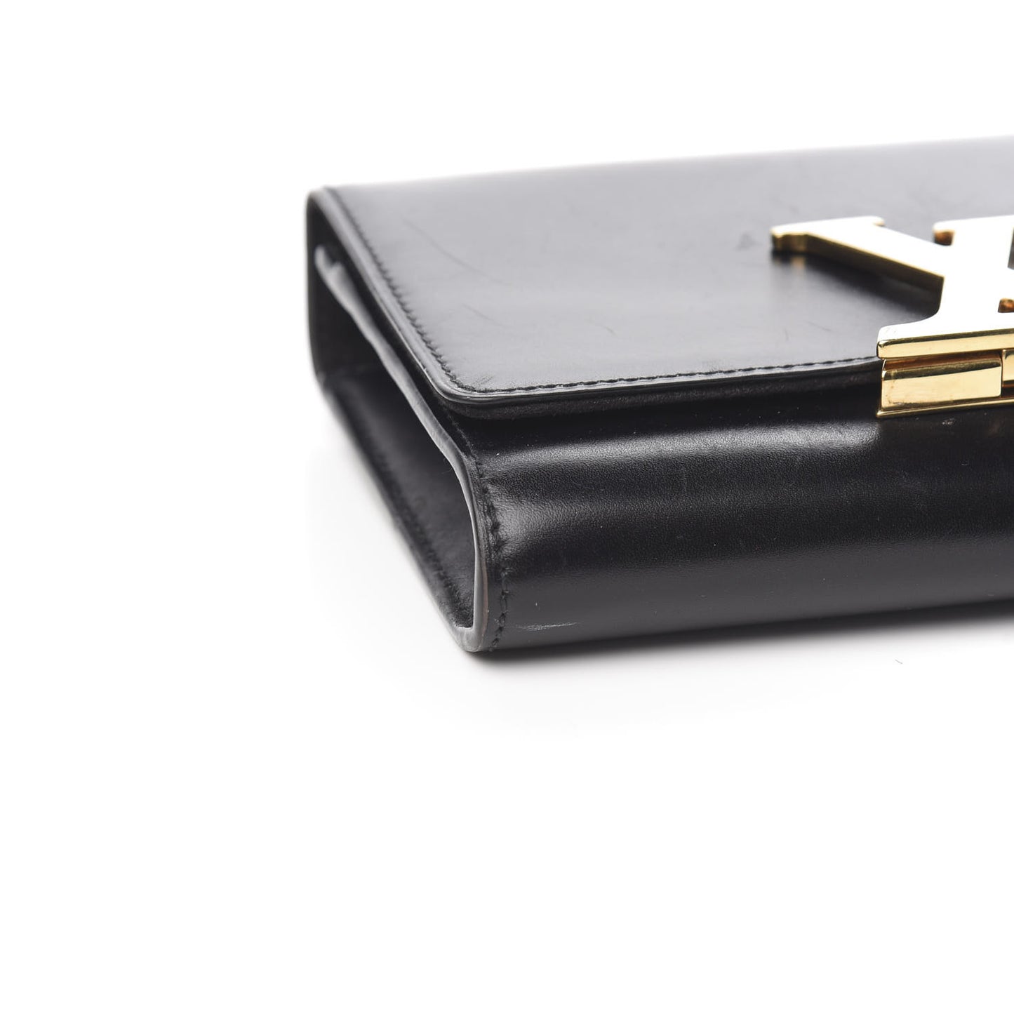 Calfskin Chain Louise MM Black