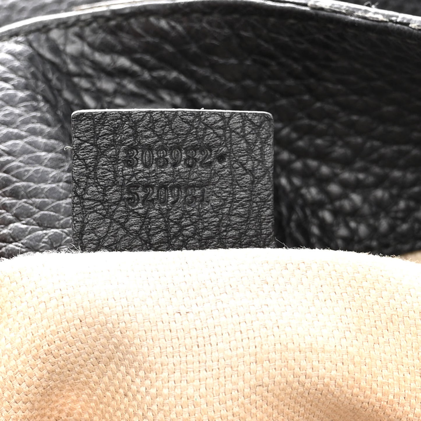 Pebbled Calfskin Medium Soho Chain Shoulder Bag Black