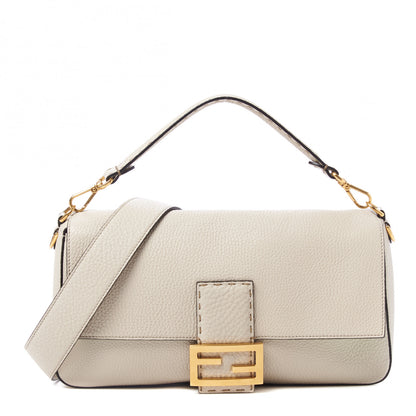 Fendi Cuoio Romano Selleria Large Baguette Latte 1 of 7