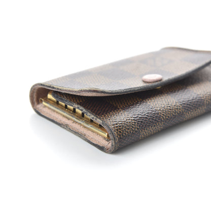 Louis Vuitton Damier Ebene Multicles 6 Key Holder Rose Ballerine 6 of 12