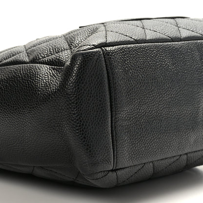 Chanel Caviar Quilted Petit Shopping Tote PST Black 8 of 9