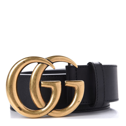 Gucci Calfskin Double G 40mm Belt 90 36 Black 1 of 5