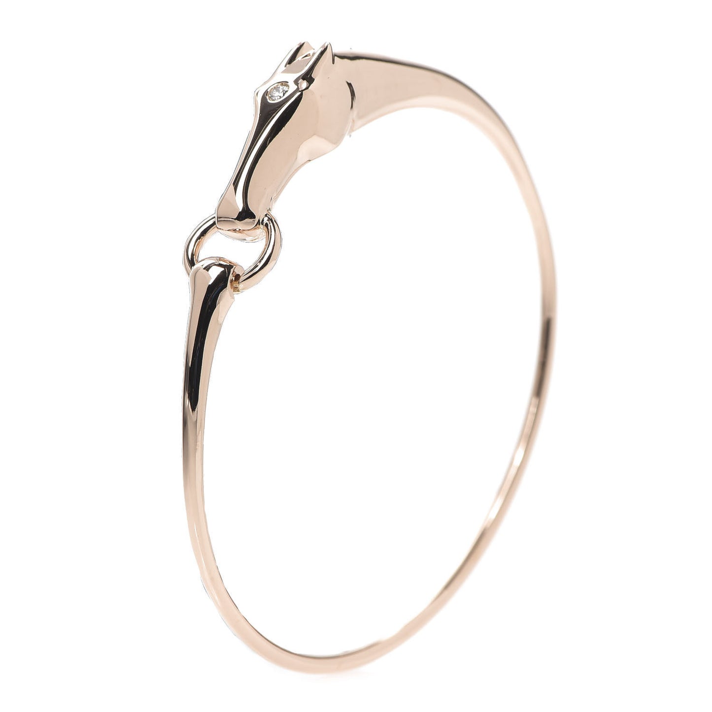 18K Rose Gold Diamond TPM Galop Bracelet XS