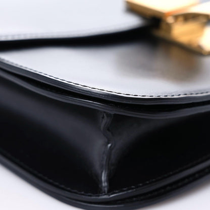 Celine Box Calfskin Medium Classic Box Flap Bag Black 10 of 15