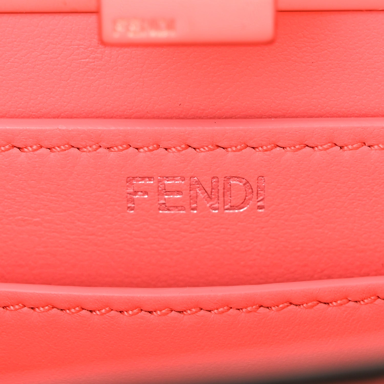 Fendi Shiny Nappa Petite Peekaboo I SEE U Satchel Pink Dalia 6 of 12