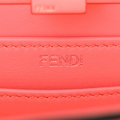 Fendi Shiny Nappa Petite Peekaboo I SEE U Satchel Pink Dalia 6 of 12