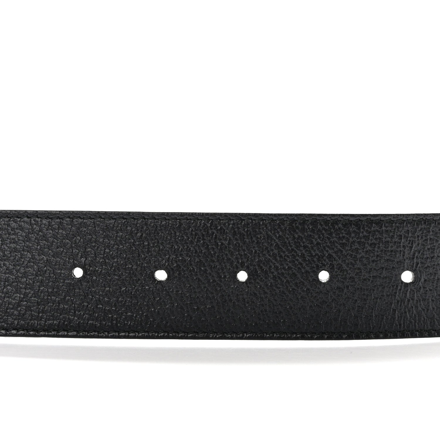 Gucci Textured Dollar Calfskin Double G 40mm Belt 90 36 Black 7 of 8