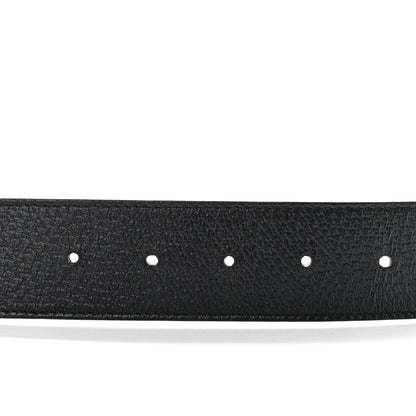 Gucci Textured Dollar Calfskin Double G 40mm Belt 90 36 Black 7 of 8