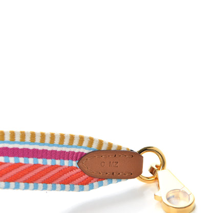 Hermes Toile Swift 25mm Sangle Cavale Shoulder Strap Magnolia Cappucine 4 of 5