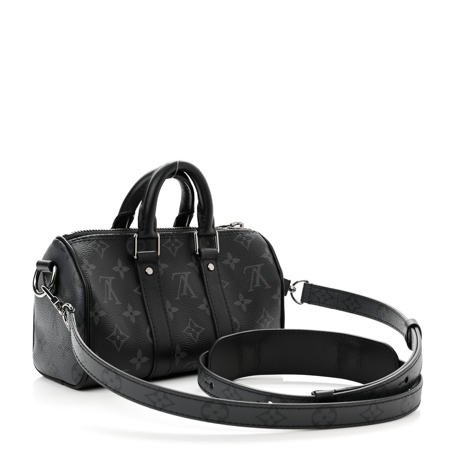 Louis Vuitton Reverse Monogram Eclipse Keepall XS Black 3 of 10