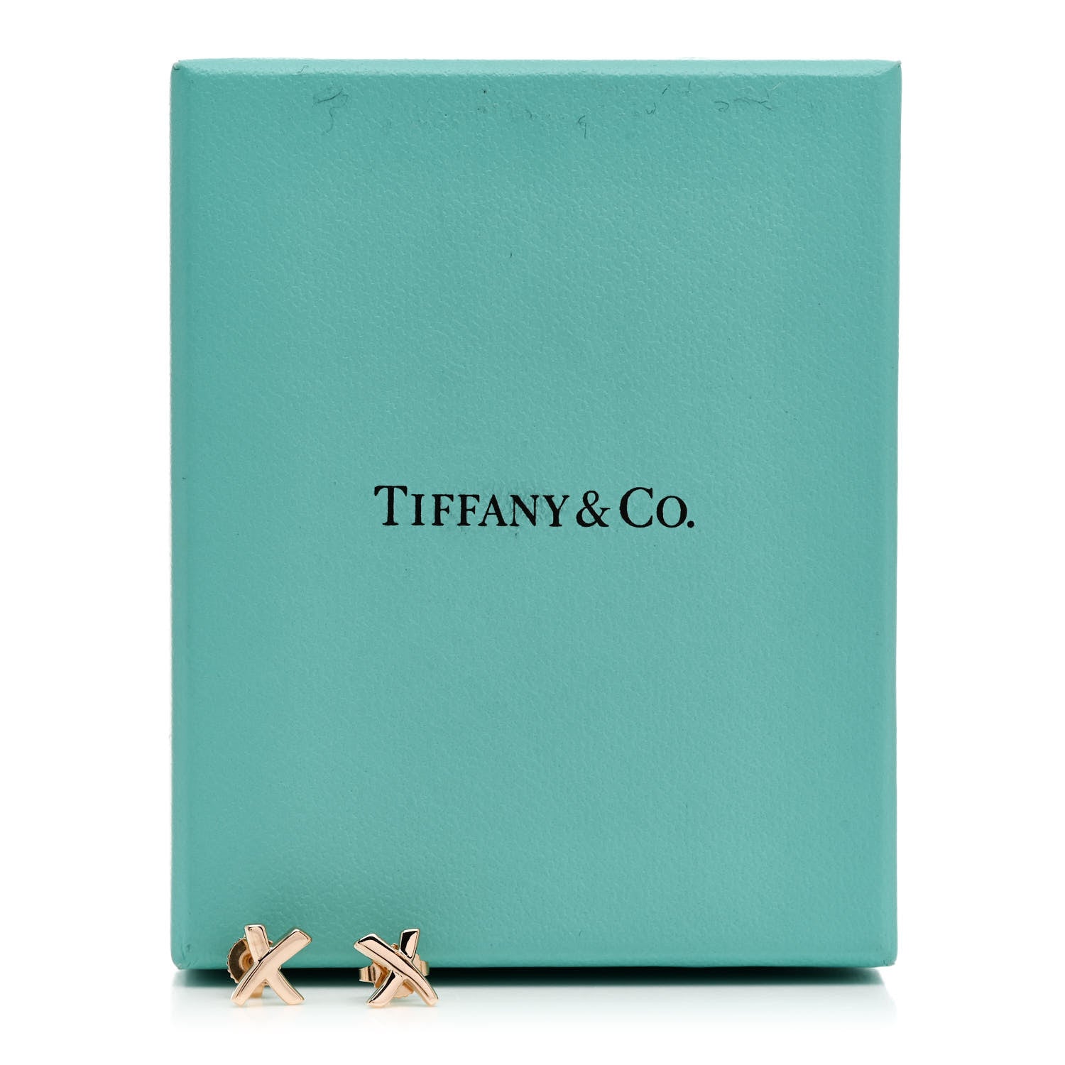 Tiffany 18K Rose Gold Small Paloma's Graffiti X Earrings 6 of 6