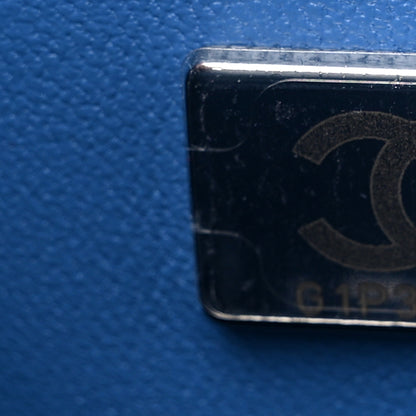 Chanel Denim Quilted Camellia Sweetheart Mini Flap Blue 7 of 10