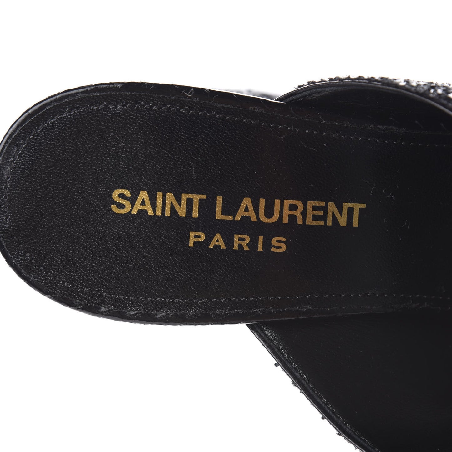 Glitter LouLou 95 Mules 37.5 Black