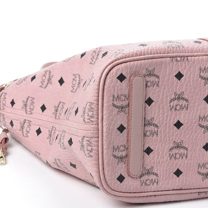 MCM Visetos Medium Liz Reversible Shopper Tote Soft Pink 9 of 14