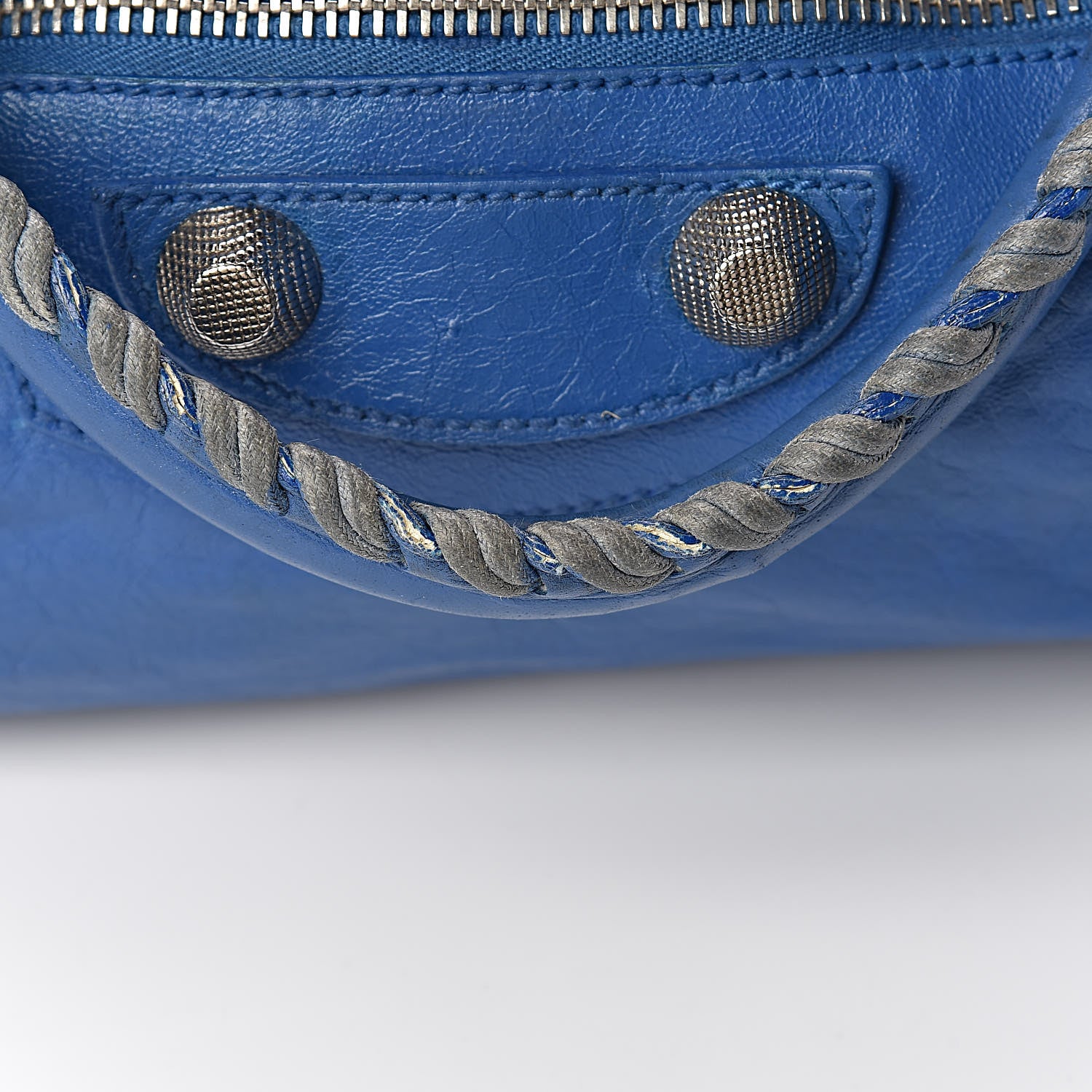Balenciaga Agneau Giant 21 Silver Hardware City French Bleu 20 of 22