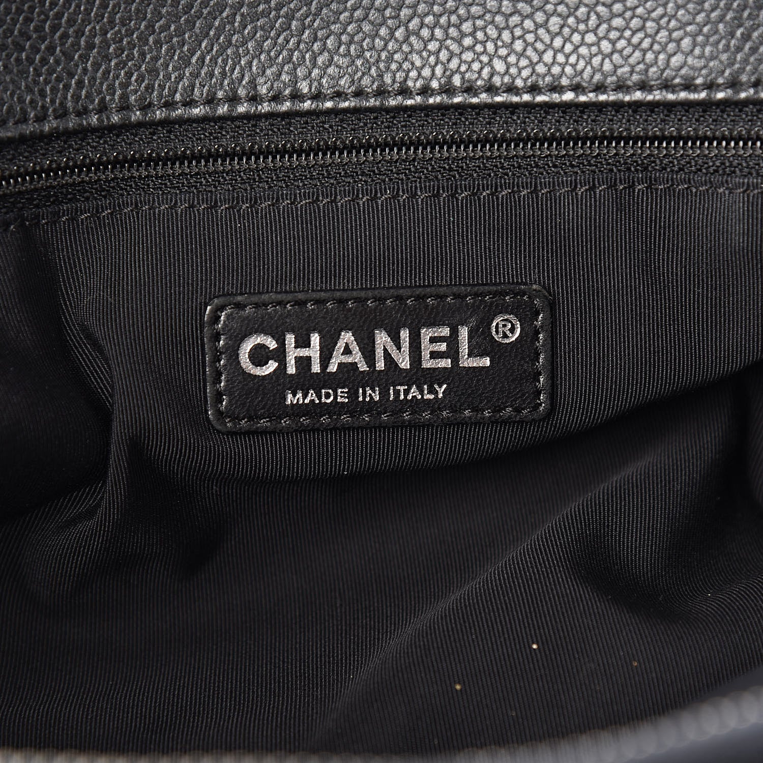 Chanel Caviar 31 Large Tote Dark Grey 6 of 10