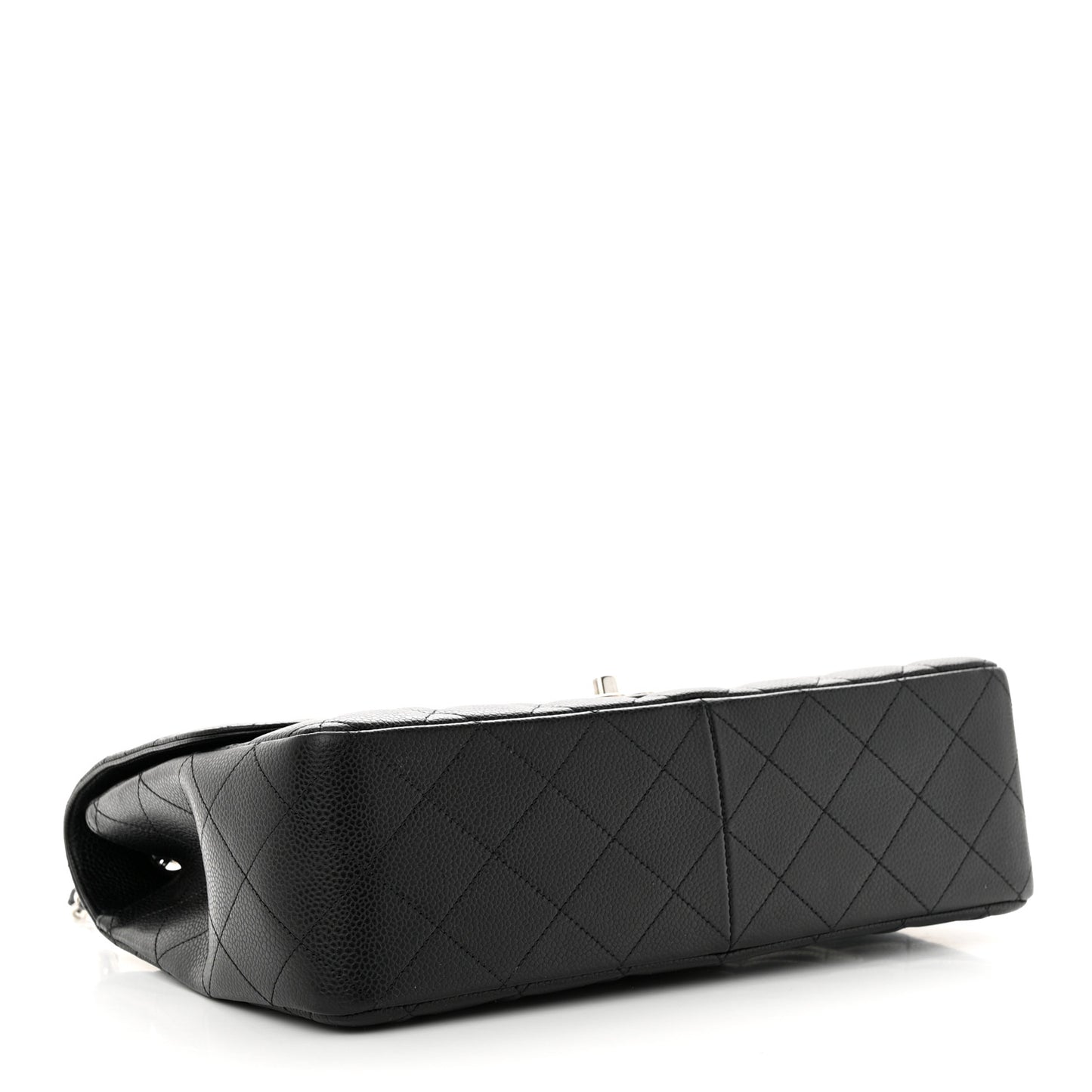 Caviar Quilted Jumbo Single Flap Black