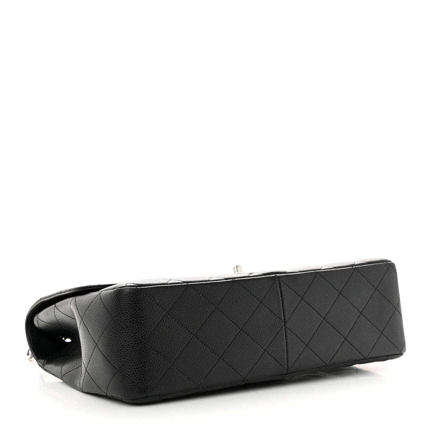 Chanel Caviar Quilted Jumbo Single Flap Black 4 of 10
