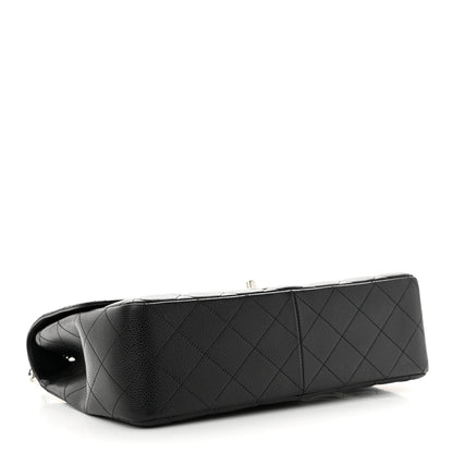 Chanel Caviar Quilted Jumbo Single Flap Black 4 of 10