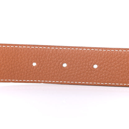 Hermes Box Togo 32mm H Belt 85 Black Gold 4 of 6