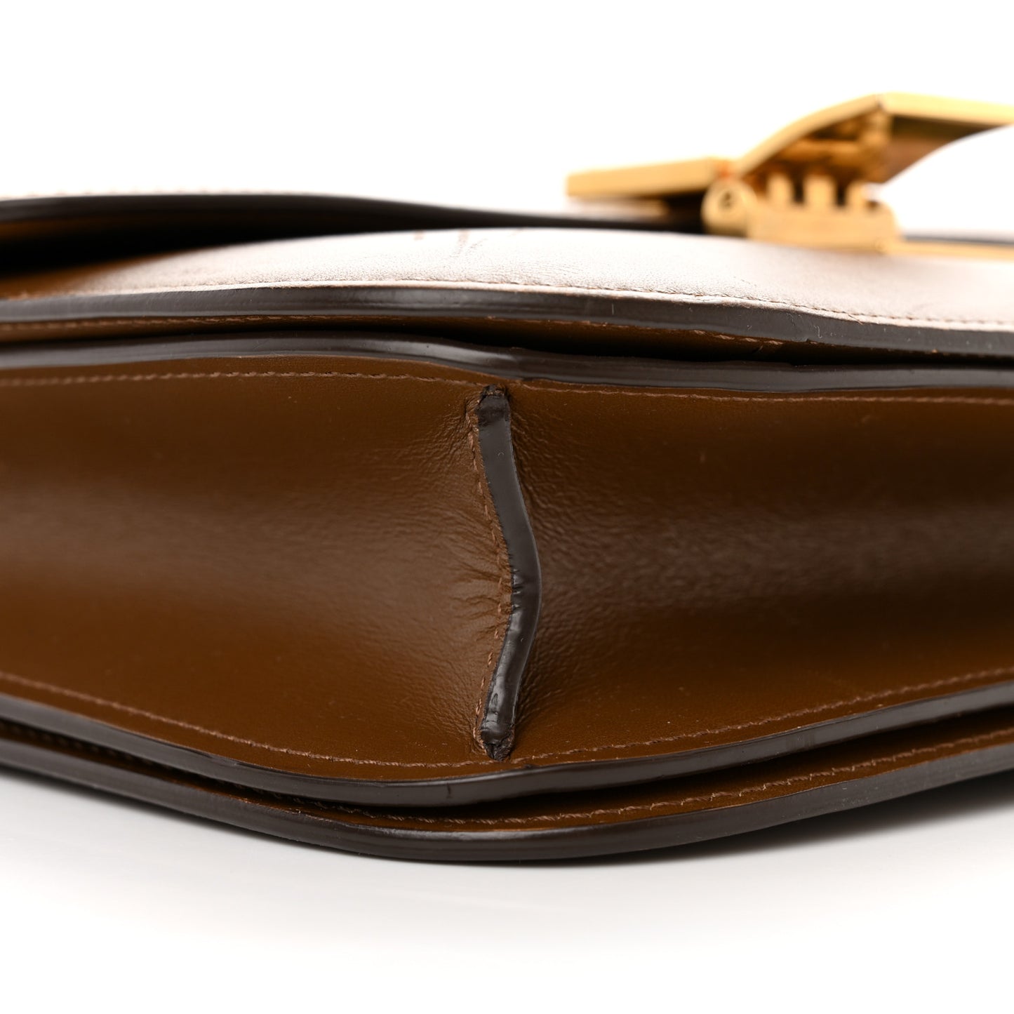 Smooth Calfskin Medium Classic Box Flap Bag Camel