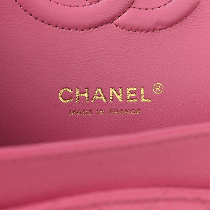 Chanel Caviar Quilted Medium Double Flap Pink 6 of 11