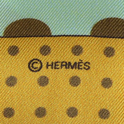 Hermes Silk Clic-Clac A Pois Twilly 4 of 5