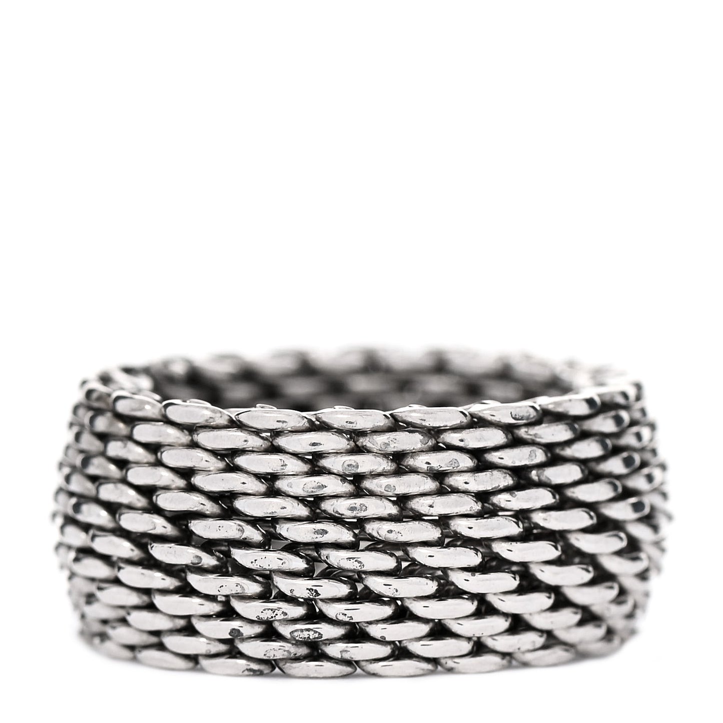 Sterling Silver Somerset Mesh Ring 52 6