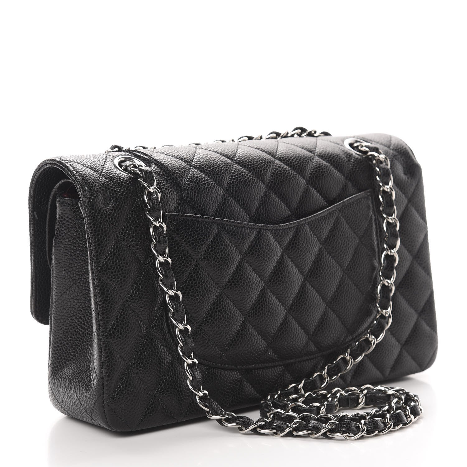 Chanel Caviar Quilted Medium Double Flap Black 3 of 11