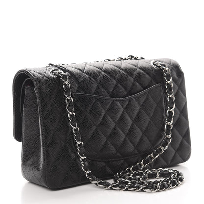 Chanel Caviar Quilted Medium Double Flap Black 3 of 11