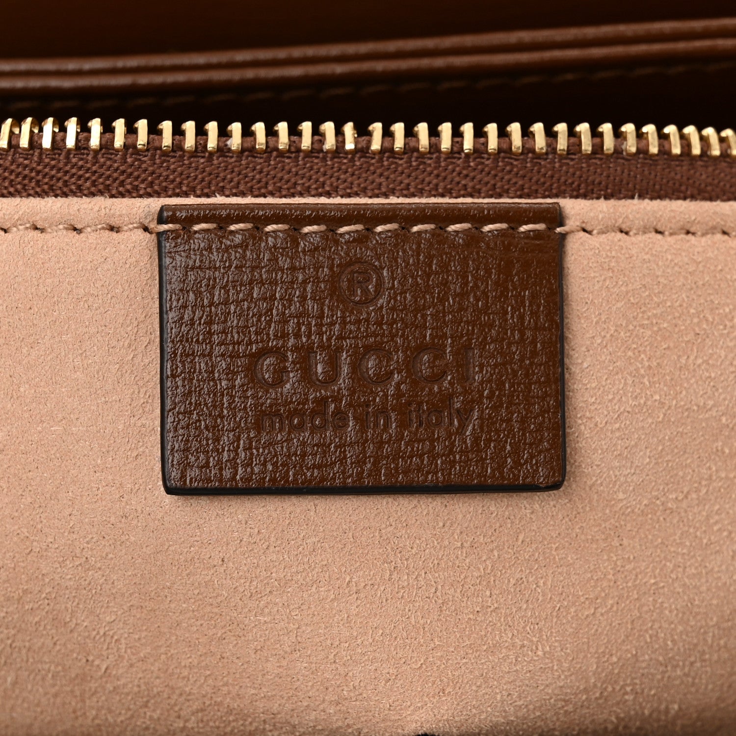 Gucci GG Supreme Monogram Horsebit 1955 Shoulder Bag Beige Brown Sugar 6 of 10