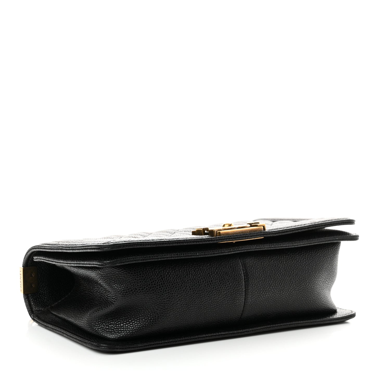 Caviar Quilted Medium Boy Flap Black