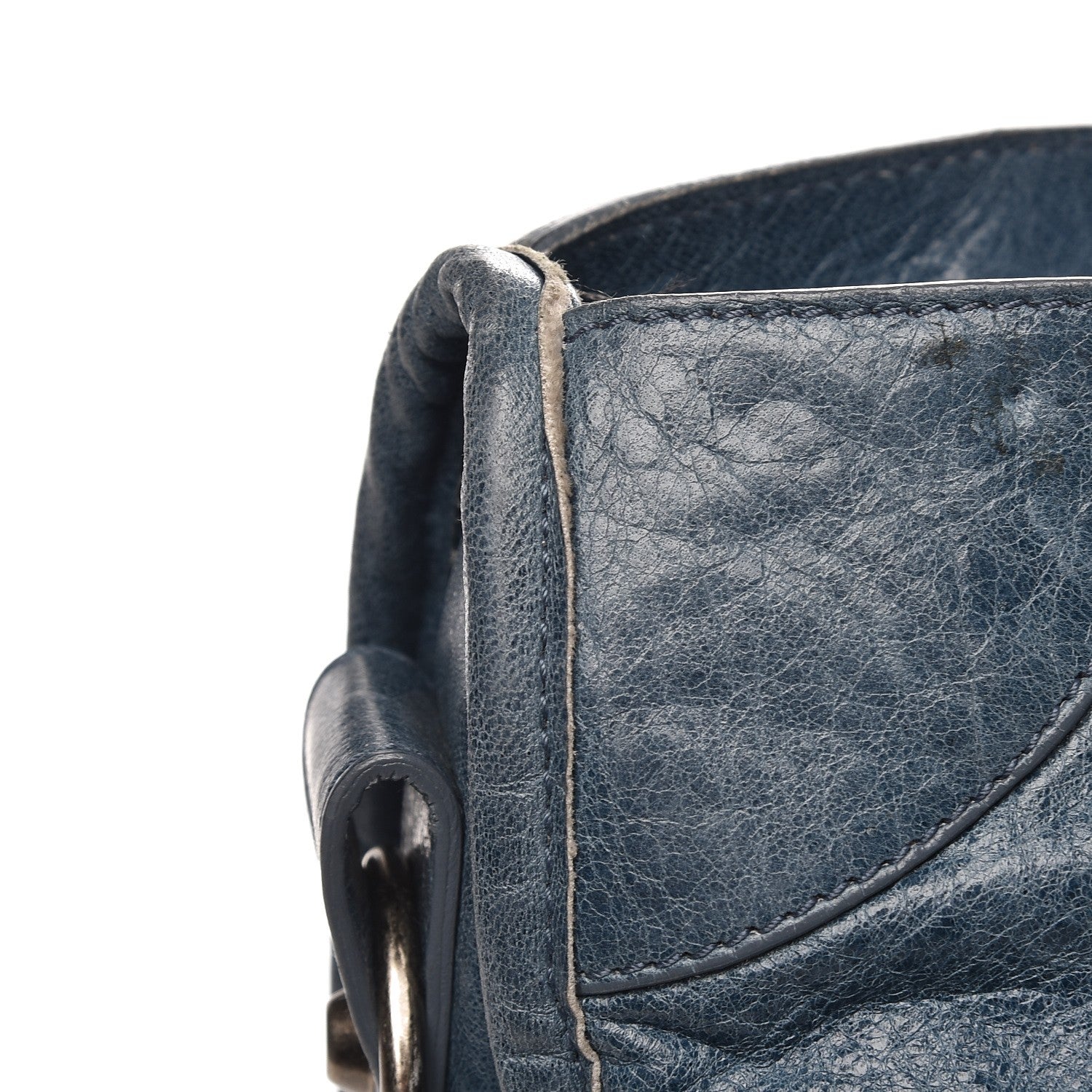 Balenciaga Chevre Classic Hardware City Bleu Jean 9 of 14