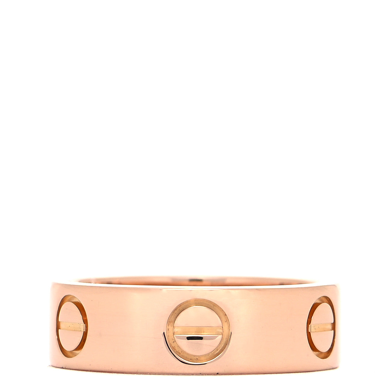 Cartier 18K Pink Gold 5.5mm LOVE Ring 49 4.75 1 of 4