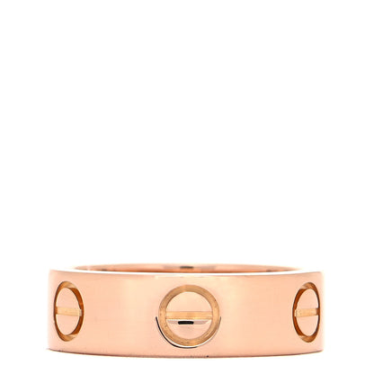 Cartier 18K Pink Gold 5.5mm LOVE Ring 49 4.75 1 of 4