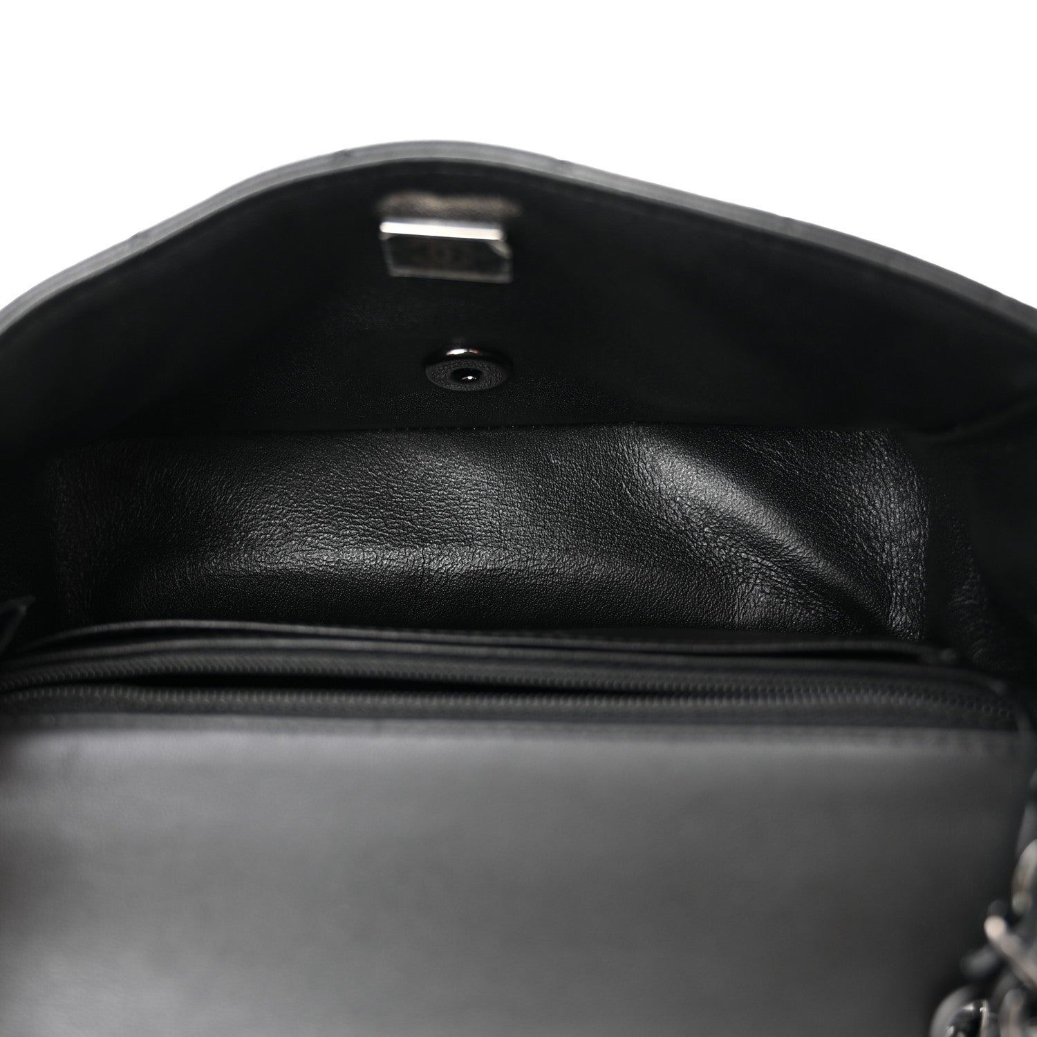 Chanel Lambskin Quilted Mini Rectangular Flap So Black 5 of 11