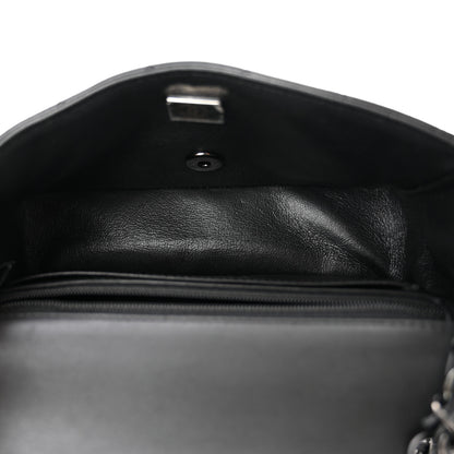 Chanel Lambskin Quilted Mini Rectangular Flap So Black 5 of 11