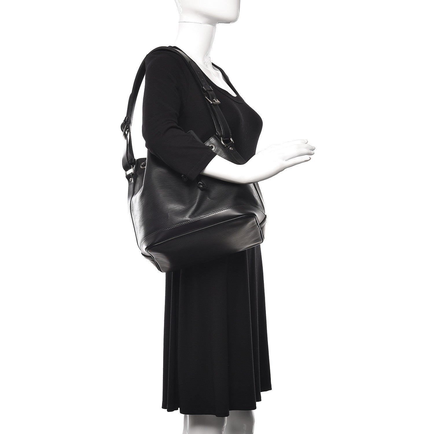Louis Vuitton Epi Petit Noe NM Black 2 of 13