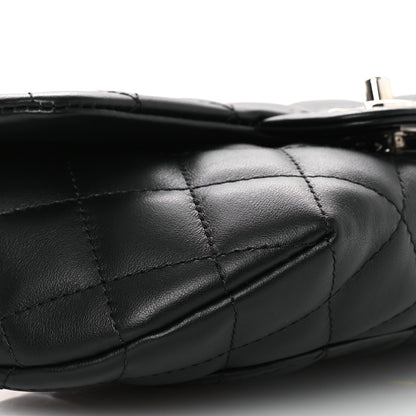 Chanel Calfskin Quilted CC Uniform Flap Belt Bag Black 10 of 14